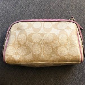 Coach small cosmetics pouch